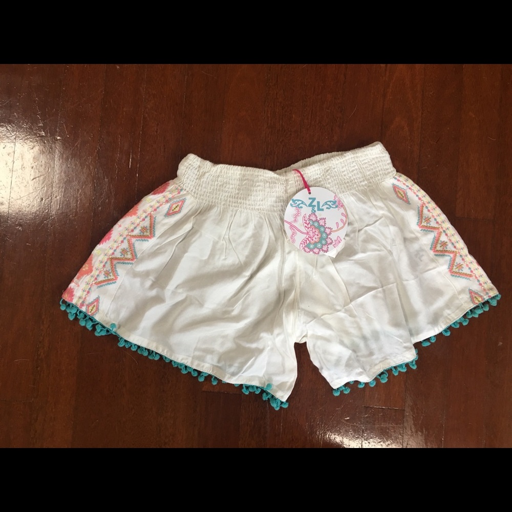 Embroidered shorts